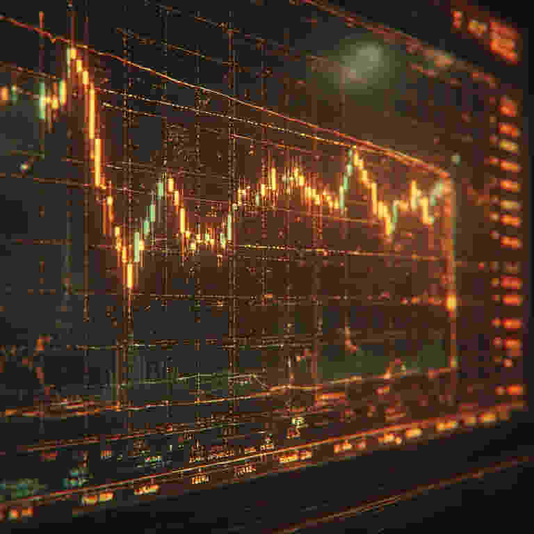 Forex and commodity trading graph