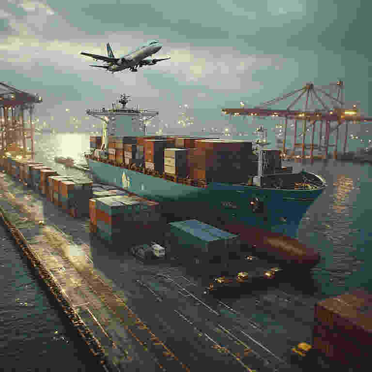 export import sea air cargo plane ship economy news
