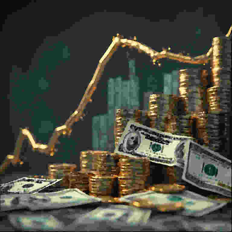 money cash currency graph interest