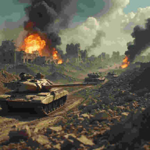 war battle army tanks conflict